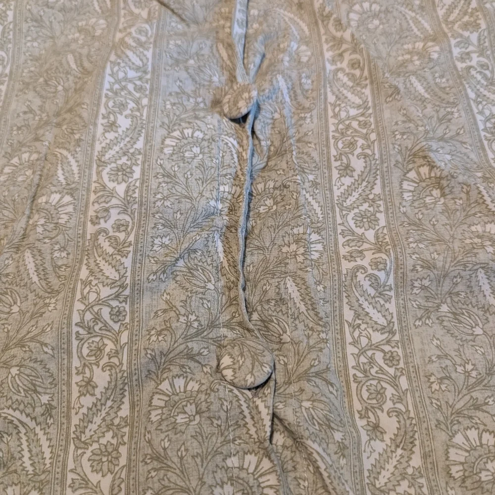 Vintage 100% cotton quilted pair of shams